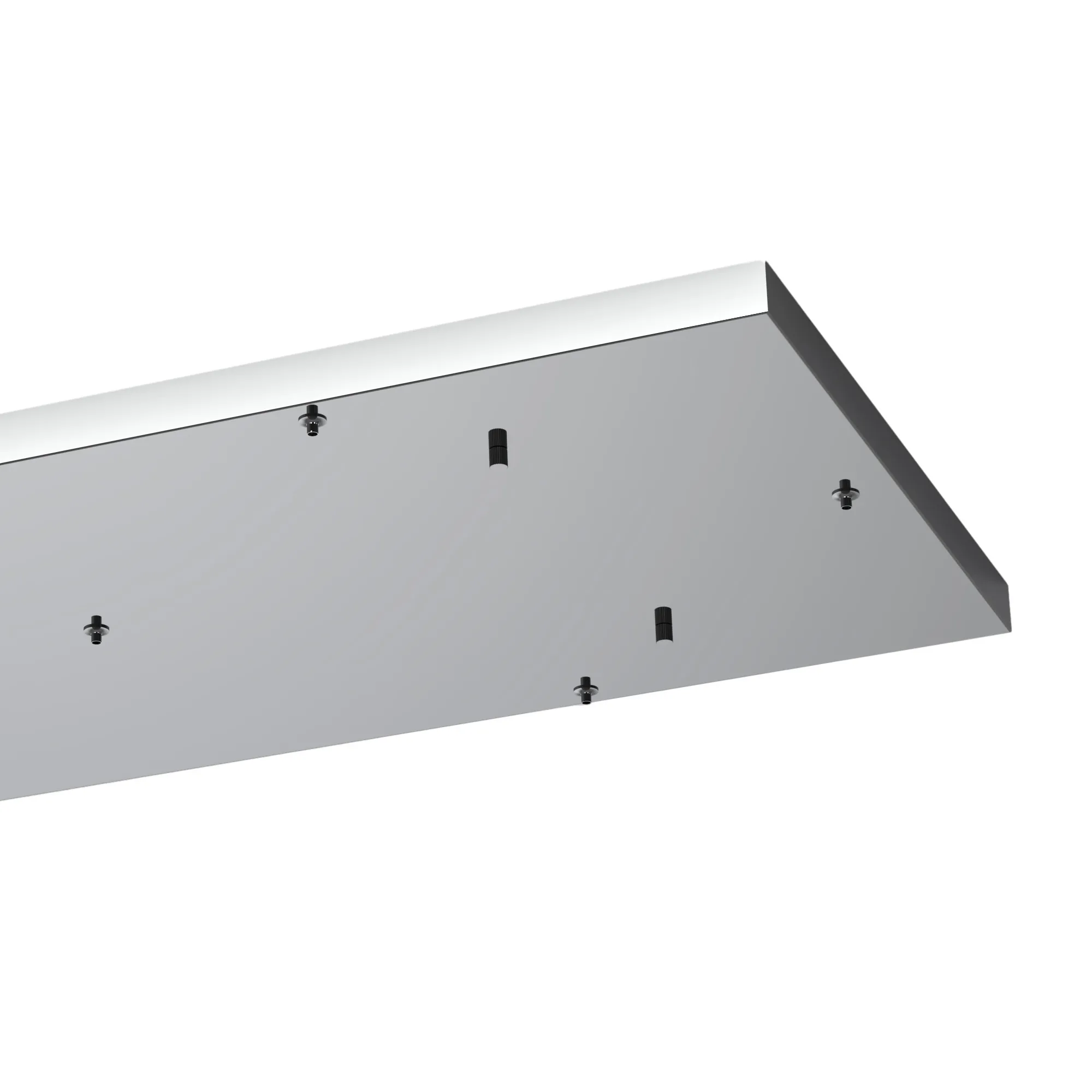 Elsa 7 Hole 940 x 460mm Rectangular Canopy Kit Chrome M8273  Mantra Elsa Bespoke